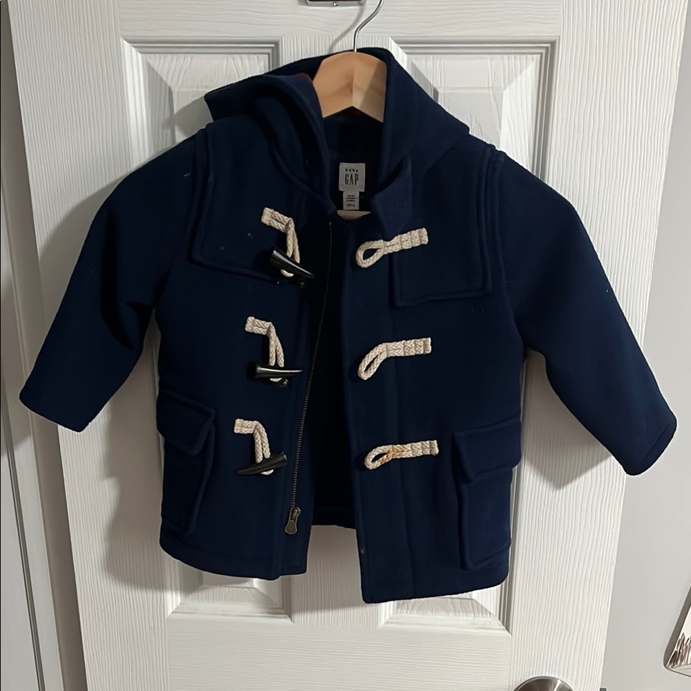 GAP Kids Navy Toggle Coat